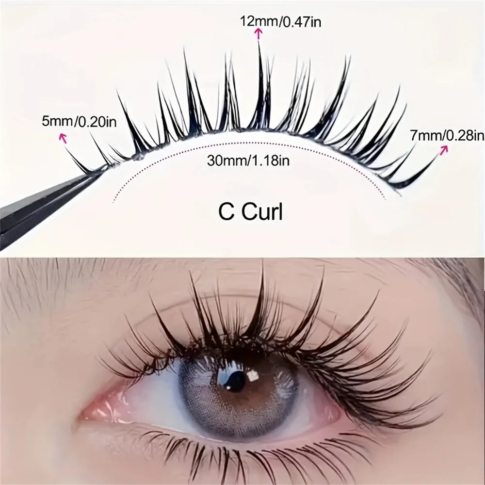 Wet-Look Comic Lashes