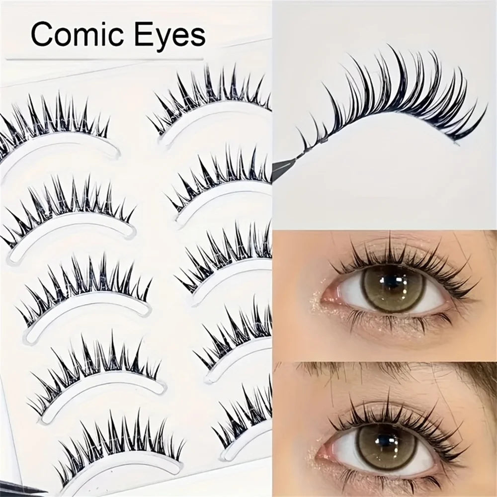 Wet-Look Comic Lashes