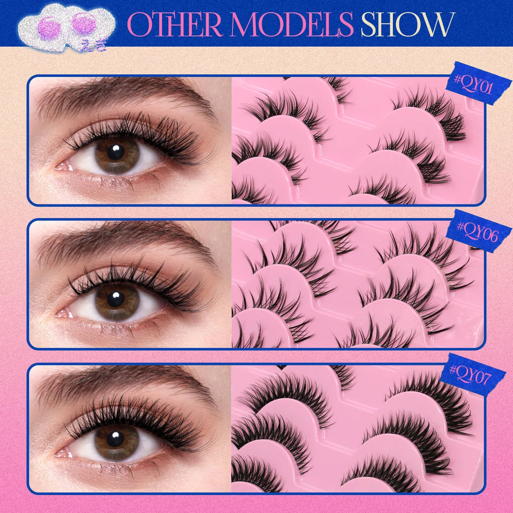 Invisible-Band 6D Cat Eye Lashes