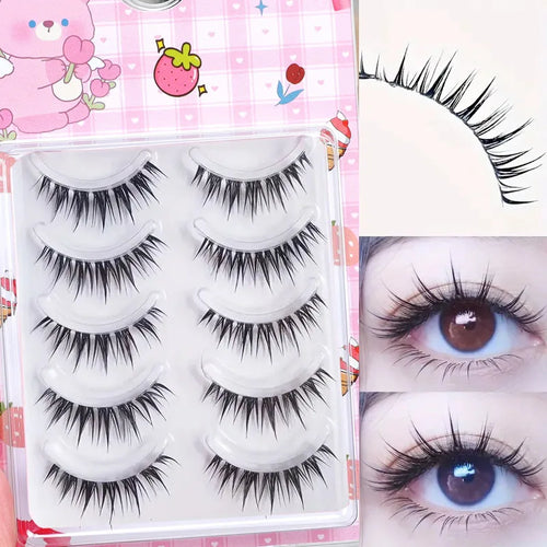 Wet-Look Comic Lashes