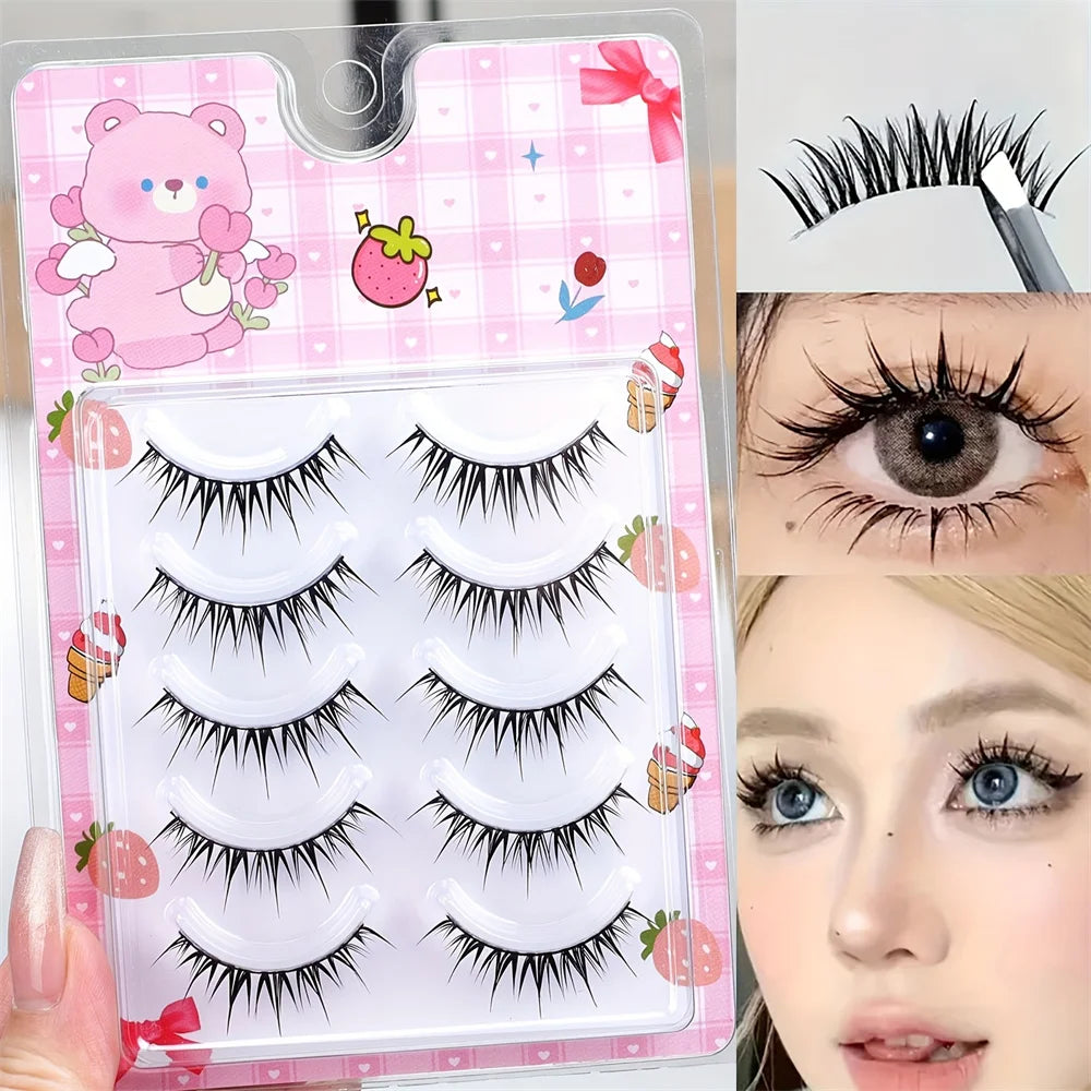 Wet-Look Comic Lashes