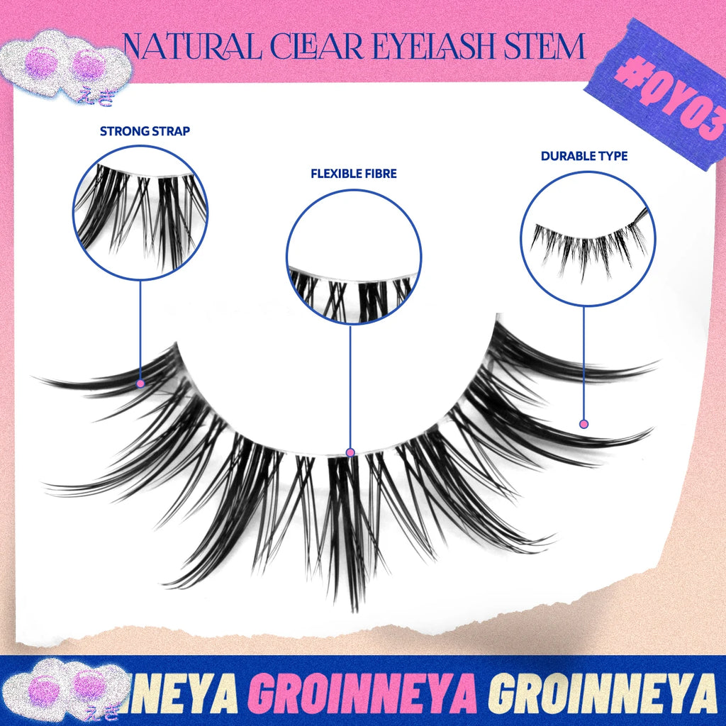 Invisible-Band 6D Cat Eye Lashes