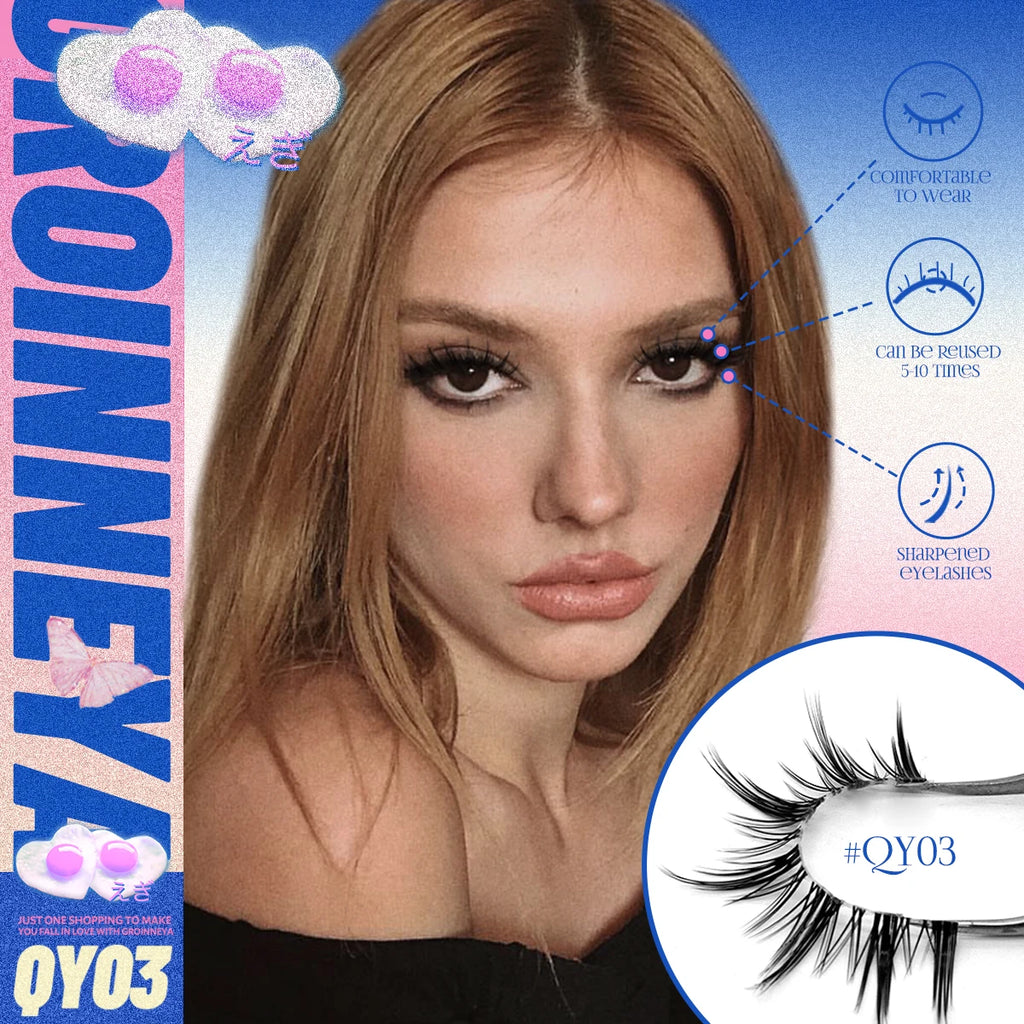 Invisible-Band 6D Cat Eye Lashes