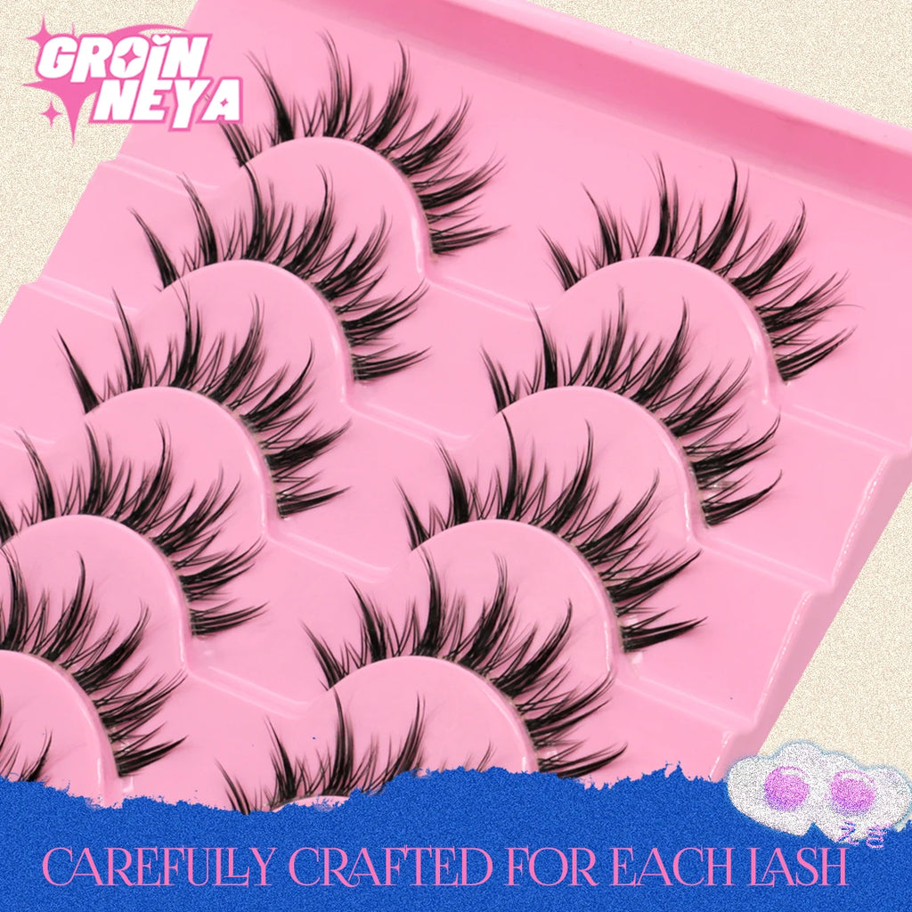 Invisible-Band 6D Cat Eye Lashes