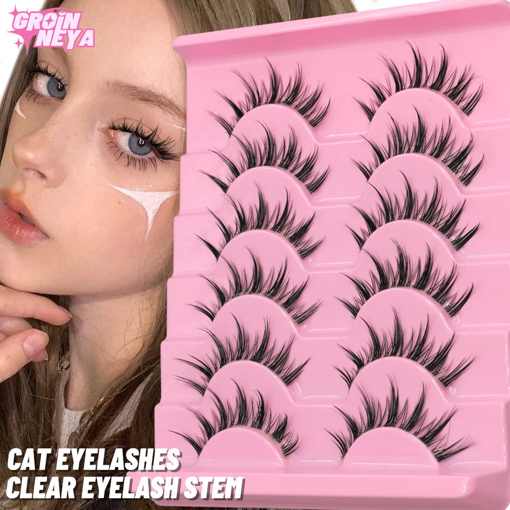 Invisible-Band 6D Cat Eye Lashes