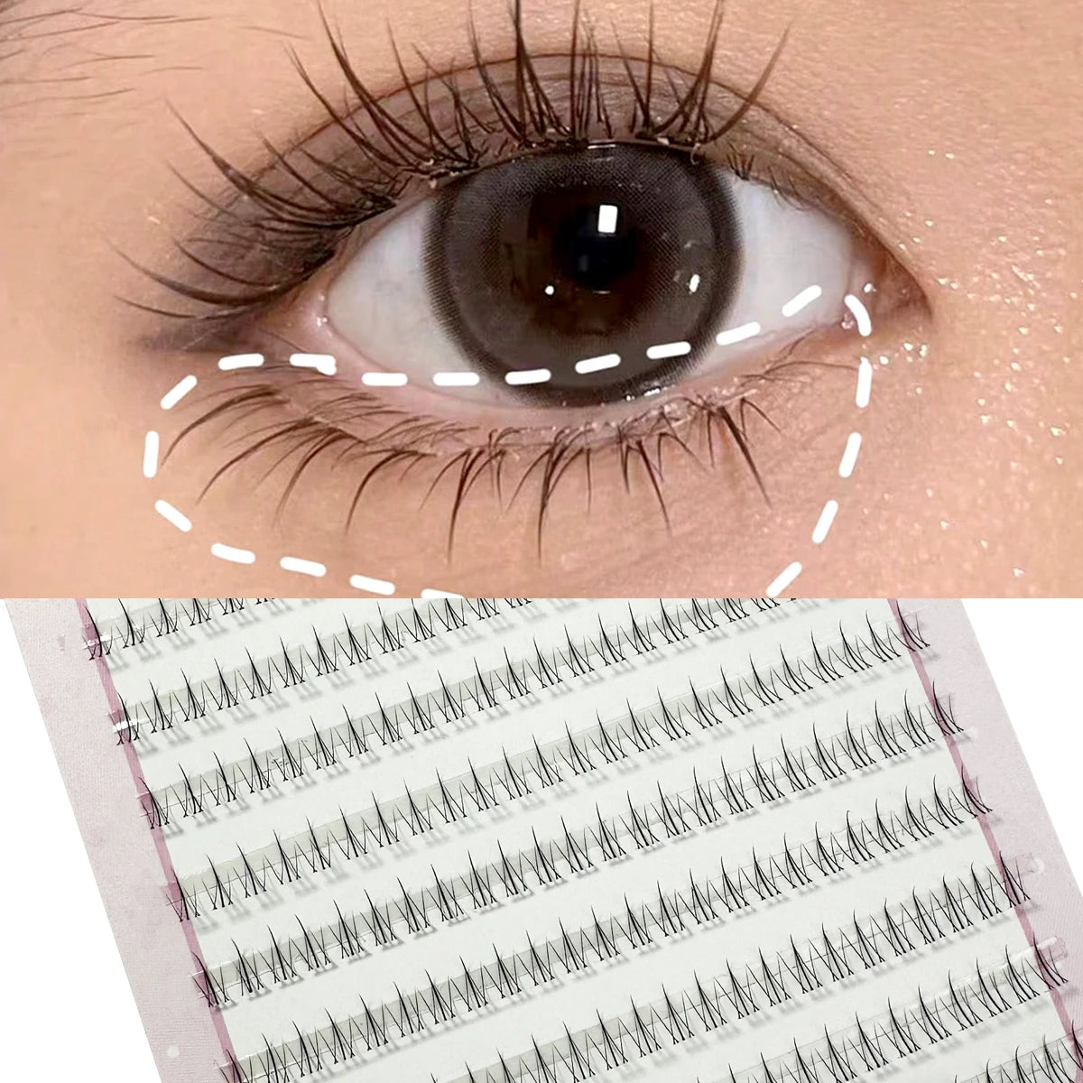 Precision Bottom Lash Clusters